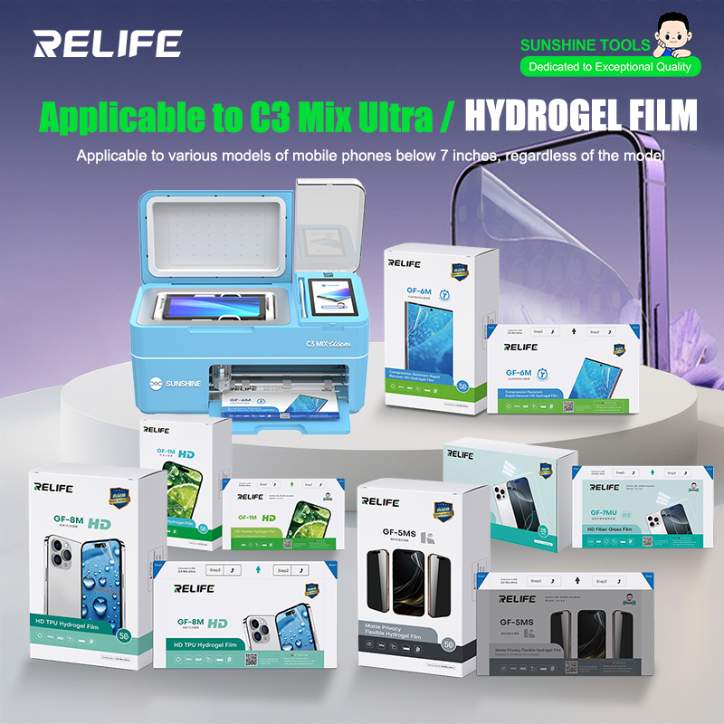 Screen Protector Cutter - فيلم RELIFE GF-1M GF-5MS HD TPH
