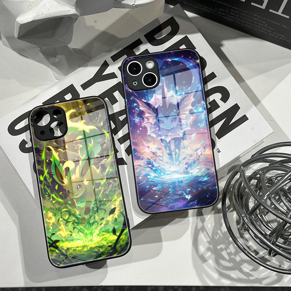 Apple Iphone 15 Pro Max - غطاء هاتف P-Pokemons مع غلاف زجاجي