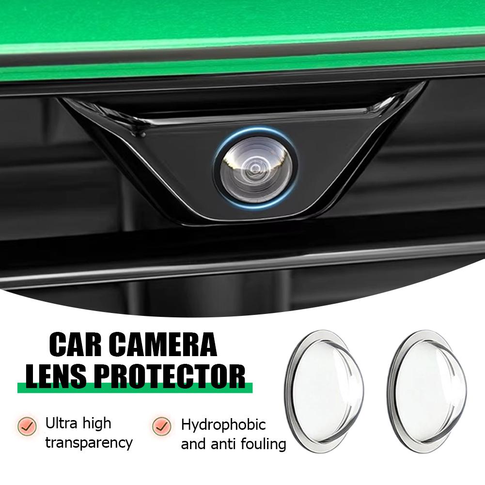 Camera Lens Protector - قطعتان/مجموعة واقي عدسة كاميرا السيارة، مقاوم