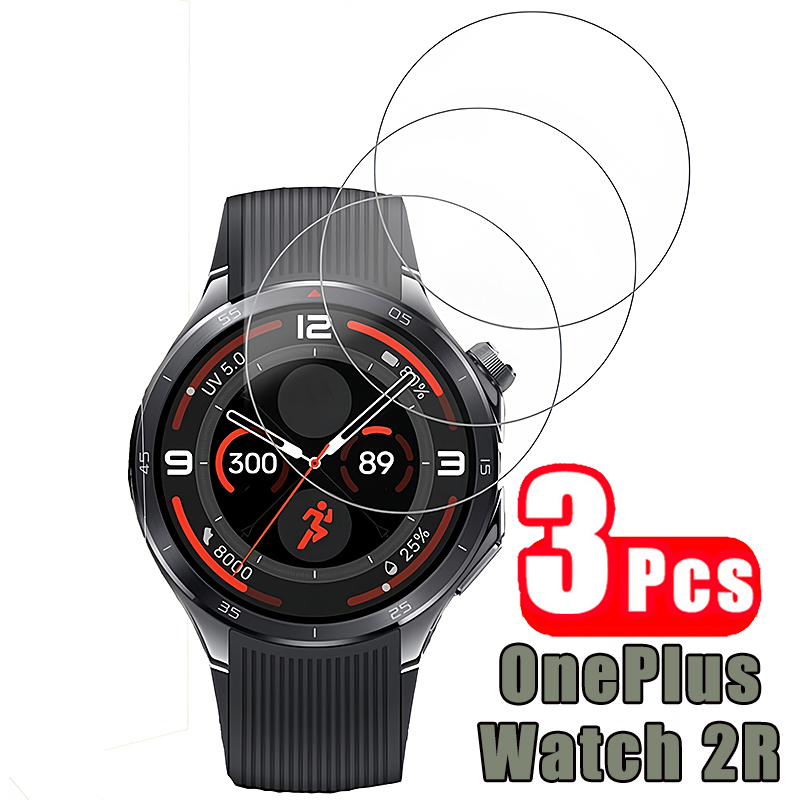 Smartwatch Screen Film - 3 قطعة 9H الزجاج المقسى حامي