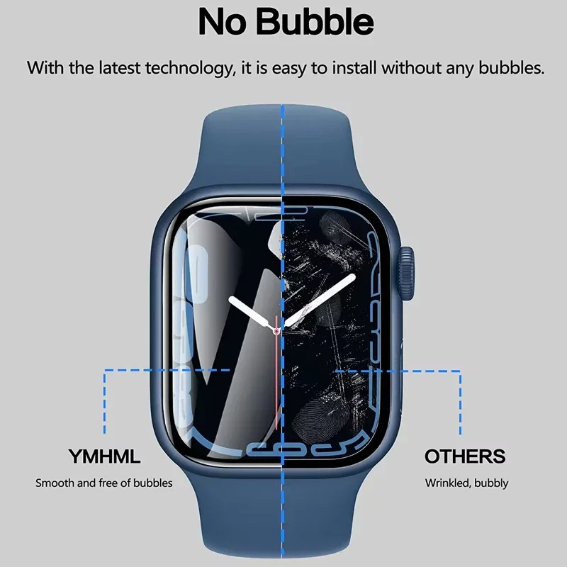 طبقة حماية لساعة أبل 44 مللي م - مراجعة Smartwatch Screen Film وسعره