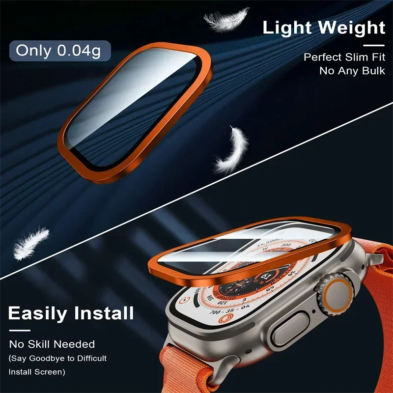 2 قطعة الزجاج المقسى لساعة أبل - مراجعة Smartwatch Screen Film وسعره