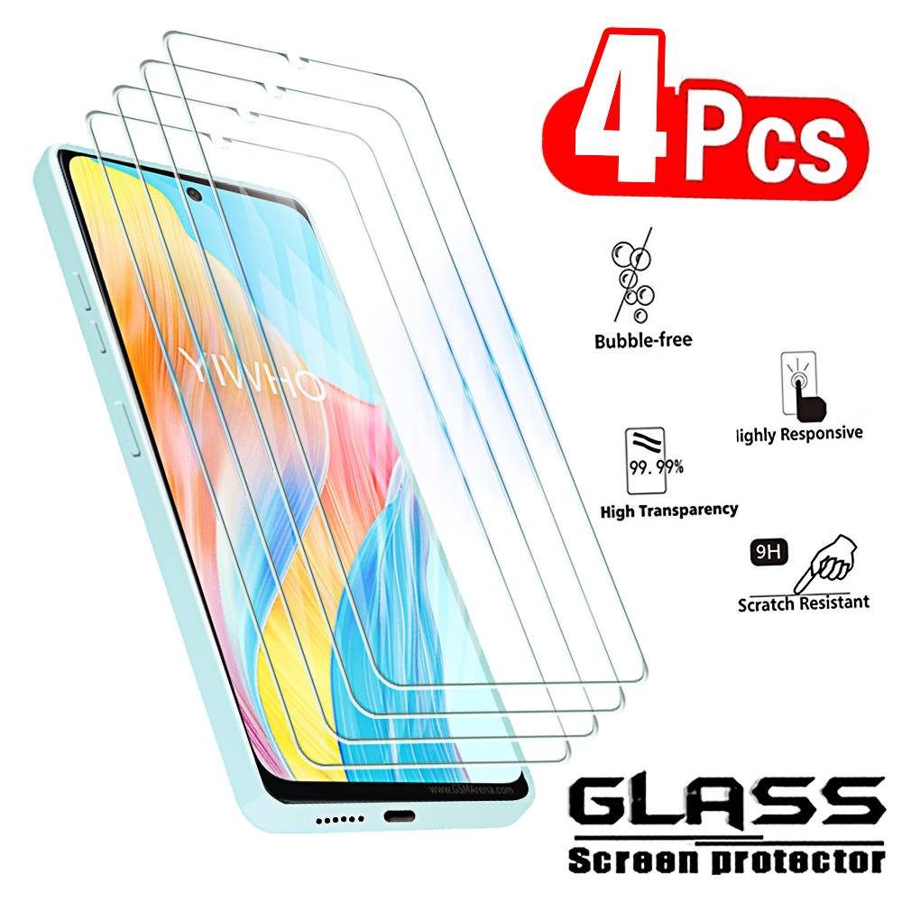 4 قطع من الزجاج المقوى لهواتف  - مراجعة Oppo A78 وسعره