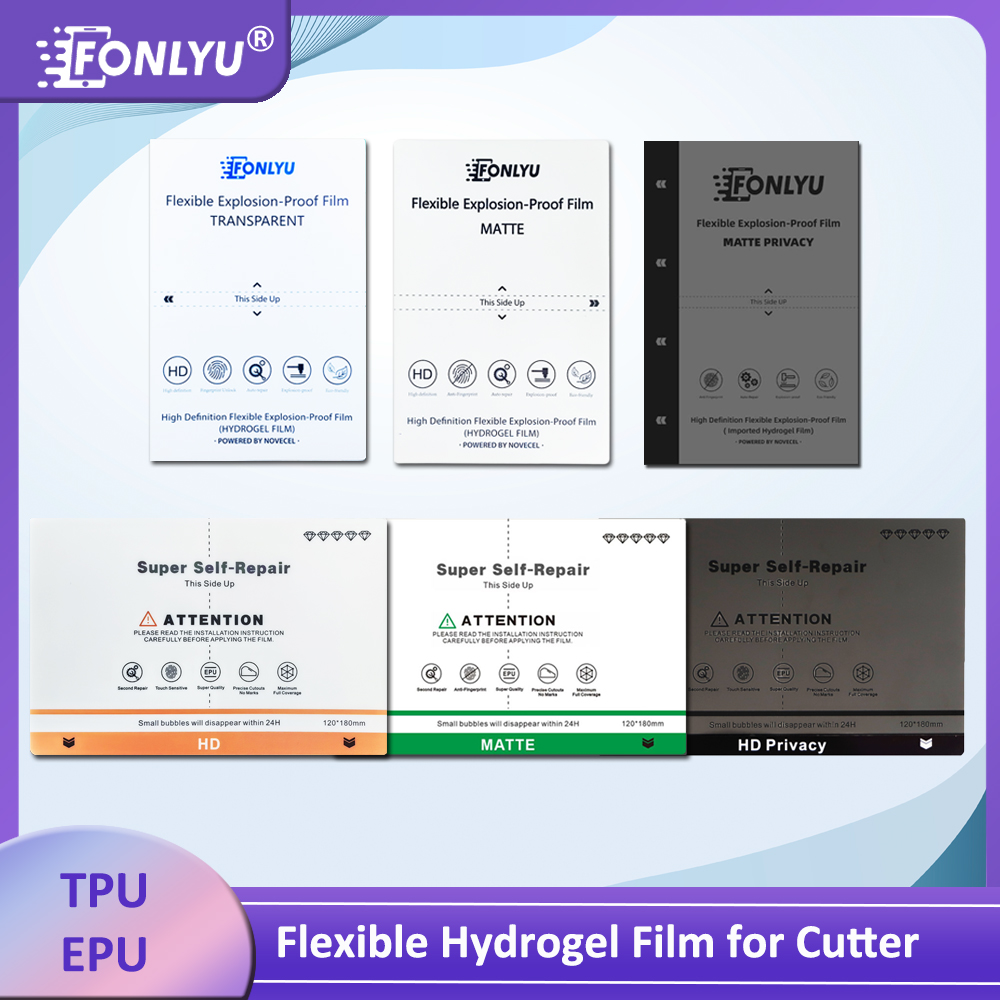 FONLYU 50 قطعة العالمي HD ماتي - مراجعة Screen Protector Cutter وسعره