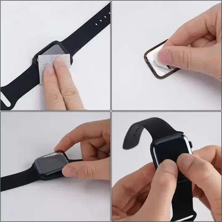 واقي شاشة لساعة أبل 44 مم 45 م - مراجعة Smartwatch Screen Film وسعره