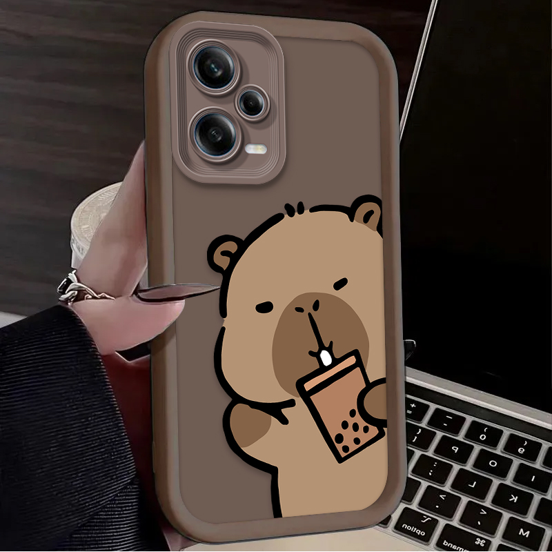 غطاء هاتف كرتوني لطيف على شكل  - مراجعة Xiaomi Redmi Note 14 وسعره